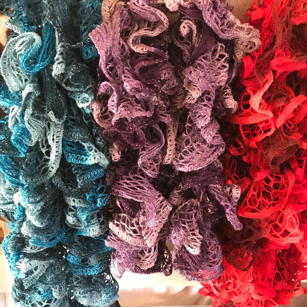 3 Crochet Scarfs